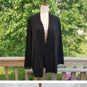 Chicos Easywear Black Cardigan